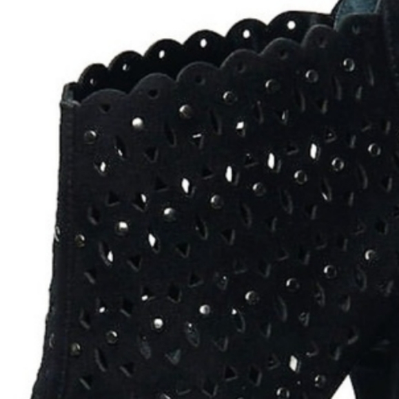 ENZO ANGIOLINI Peep Toe Booties Ankle Boots NEW NIB 9.5 - Picture 3 of 5